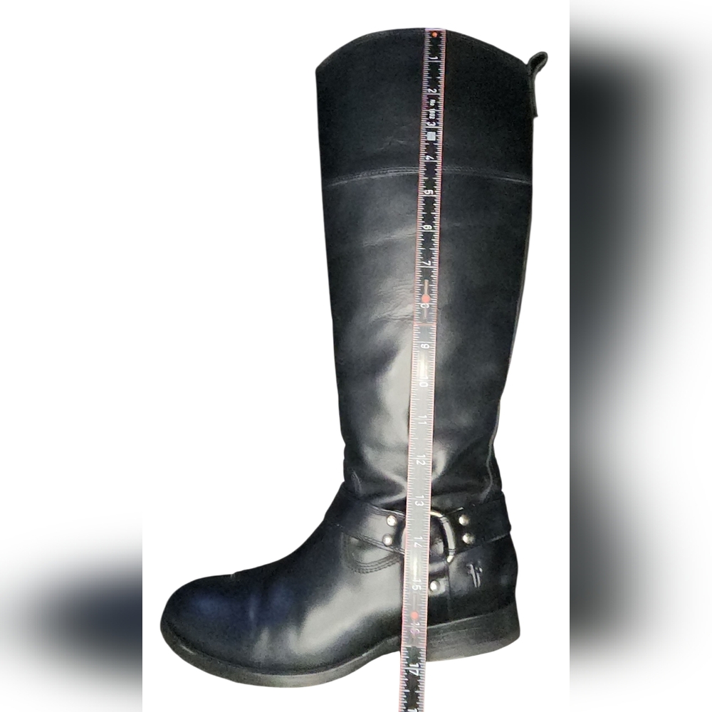 Frye Melissa Harness Boots, Womens 7 Extended Calf - Picture 11 of 15